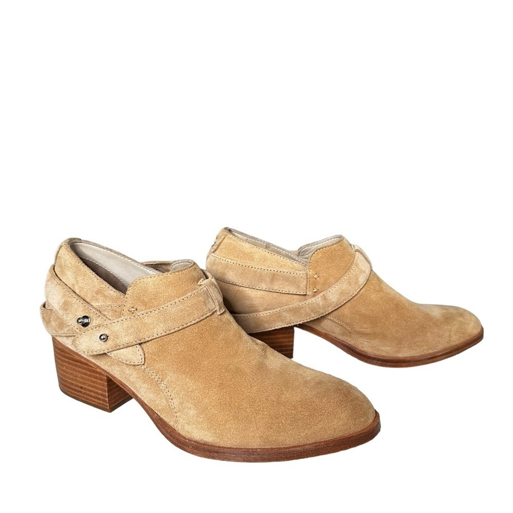 Rag & Bone | Harley Tan Suede Short Booties Size 38
